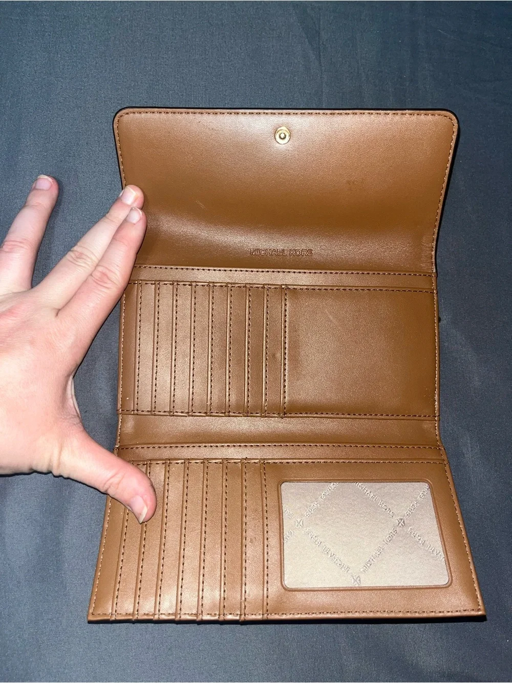 Michael Kors Brown monogram wallet